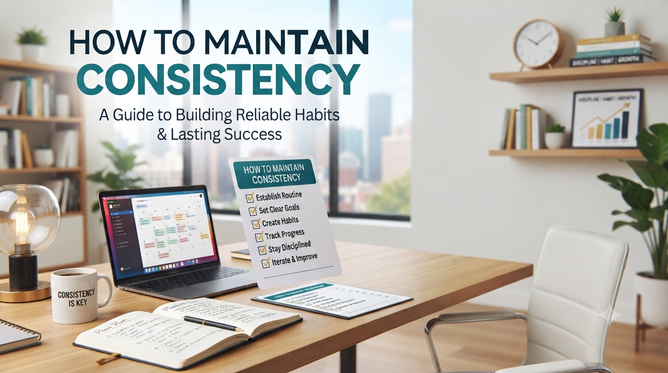 how to maintain consistency and discipline