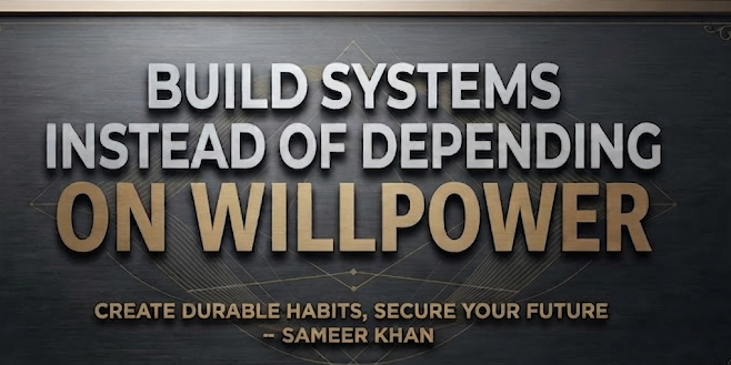 Build Systems Instead of Depending on Willpower
