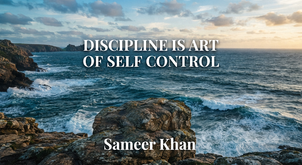 Discipline Is Art of Self Control